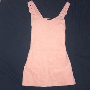 Forever 21 corduroy overall dress with pockets